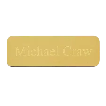 Brass Plate 3 x 1 with Custom Engraving buy at ThingsEngraved Canada