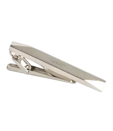 Custom Engraved Brushed Silver Tie Clip buy at ThingsEngraved Canada