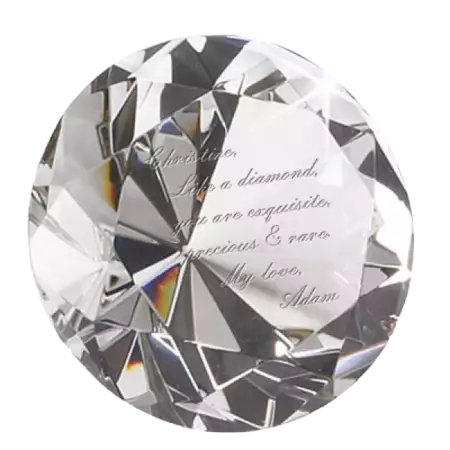 Custom Engraved Optic Diamond buy at ThingsEngraved Canada