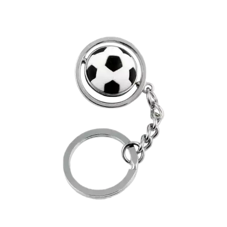 Spinning Soccer Ball Keychain