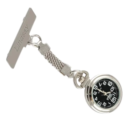 Nurse Style Pin with Clock buy at ThingsEngraved Canada