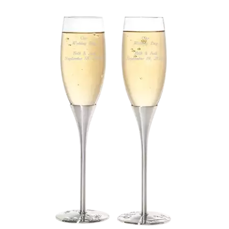 Venice Collection Flutes - Set of 2 buy at ThingsEngraved Canada
