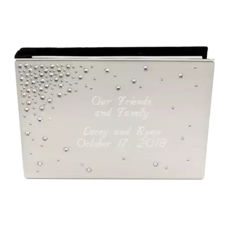 Custom Engraved Starry Night Guest Book buy at ThingsEngraved Canada
