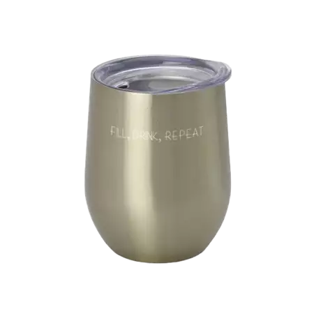 Personalized Swig - 12oz Stemless Wine Cup - Gold buy at ThingsEngraved Canada