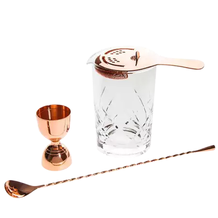 Copper Stirred Cocktail Set buy at ThingsEngraved Canada