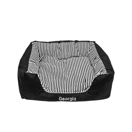 Customizable Medium Pet Bed - Black buy at ThingsEngraved Canada
