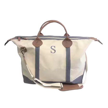 Canvas Weekender Bag with Custom Embroidery buy at ThingsEngraved Canada