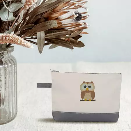 Cute Owl Makeup Bag buy at ThingsEngraved Canada