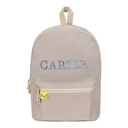 BackPack Smoke Grey with Custom Embroidery buy at ThingsEngraved Canada