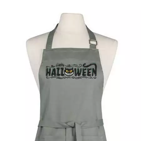 Custom Embroided Halloween Apron buy at ThingsEngraved Canada