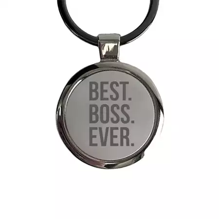 Best Boss Ever Keychain buy at ThingsEngraved Canada