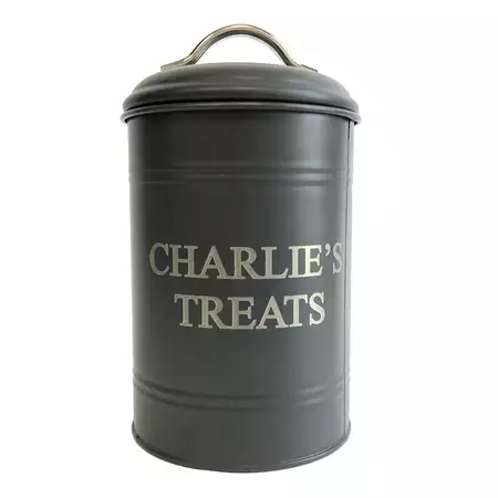 Metal Storage canister grey