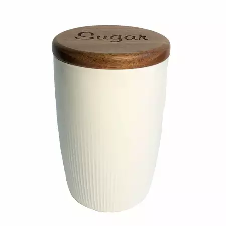 Ceramic kitchen canister 20 oz buy at ThingsEngraved Canada