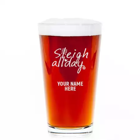 Custom Christmas Pilsner 16oz buy at ThingsEngraved Canada
