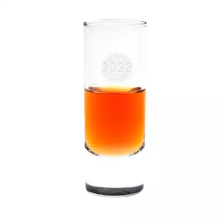 New Year 2022 Tall Single Shot Glass buy at ThingsEngraved Canada