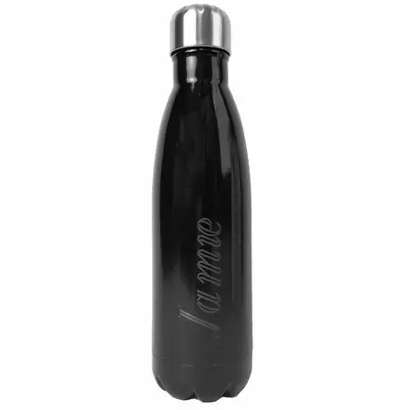 Water Bottle - 32oz Stainless Steel - Black buy at ThingsEngraved Canada