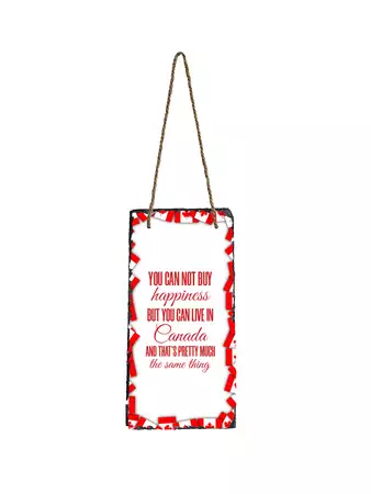 Canada Day Decor Hanging Slate buy at ThingsEngraved Canada