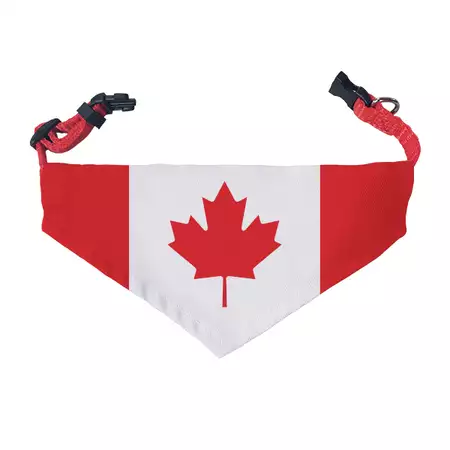 Pet Bandana Small Size Canadian Flag buy at ThingsEngraved Canada