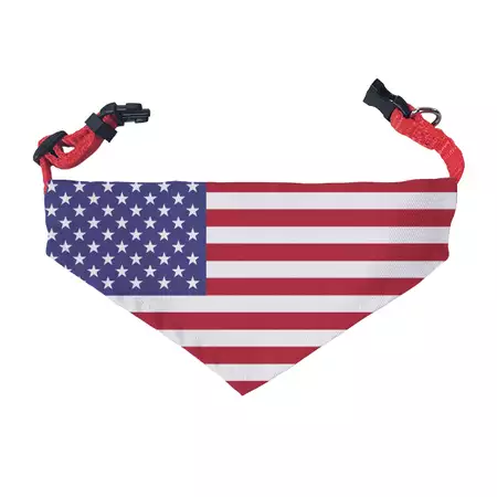 Pet Bandana Small Size USA Flag