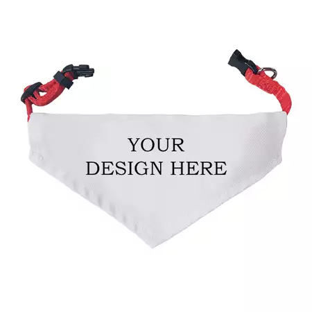 Custom Print Pet Bandana Large Size