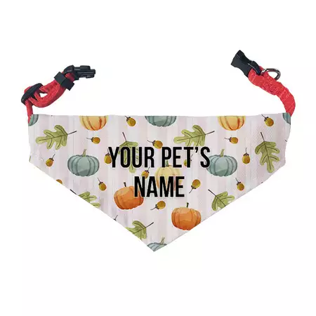 Custom Thanksgiving Pet Bandana