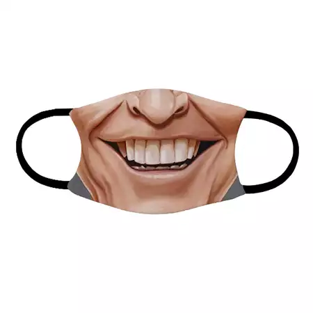 Adult face mask Smile buy at ThingsEngraved Canada