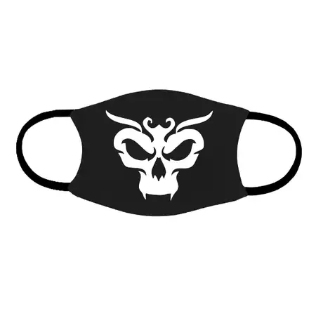 Adult face mask Skull Black buy at ThingsEngraved Canada