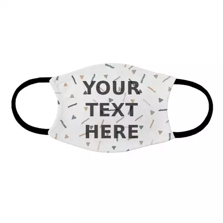 Adult face mask Abstract Print with Personalization buy at ThingsEngraved Canada
