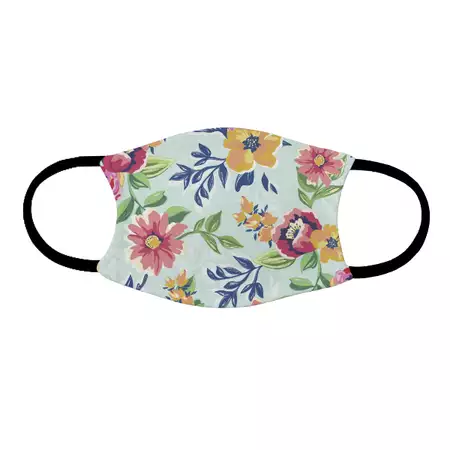 Adult face mask Flower Print with Personalization buy at ThingsEngraved Canada