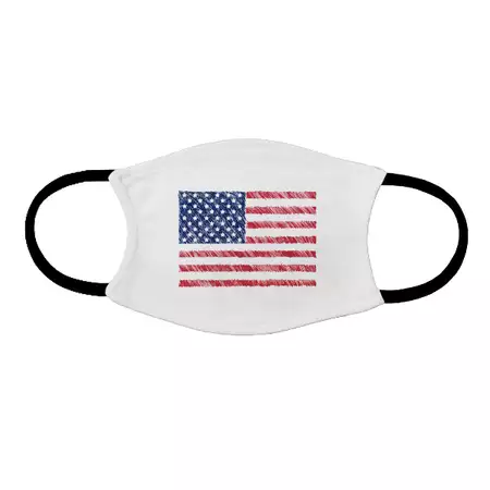 Adult face mask with Flag