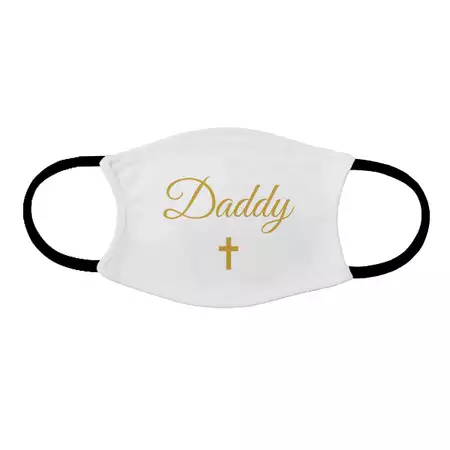 Adult face mask Daddy Christening