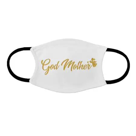 Adult face mask Godmother with Custom Date - Angel