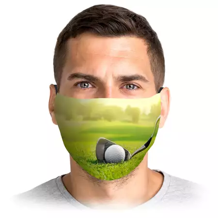 Golf Face Mask for Adults buy at ThingsEngraved Canada