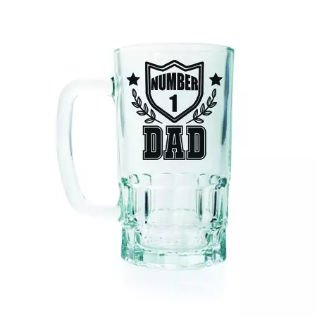 #1 Dad Beer Mug buy at ThingsEngraved Canada