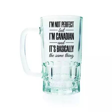 Canadian Beer Mug 20oz buy at ThingsEngraved Canada