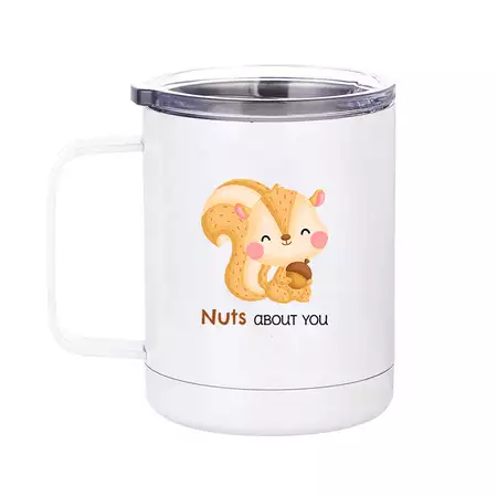 Custom I'm Nuts About You Travel Mug