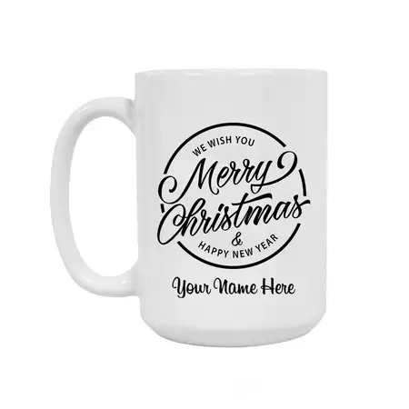 Personalized Christmas Ceramic Coffee Mug buy at ThingsEngraved Canada