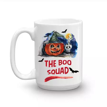 Spooky Halloween Ceramic Mug - 15oz
