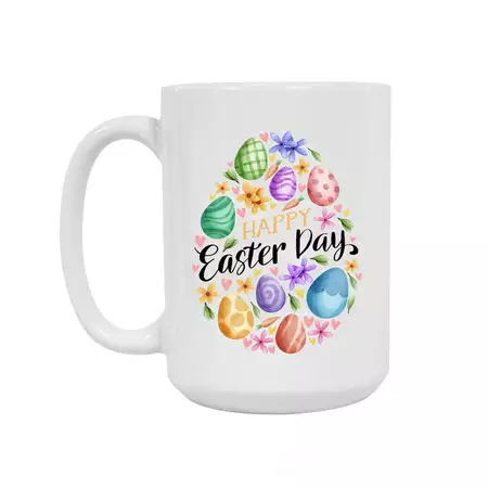 Easter Day Ceramic Mug 15oz buy at ThingsEngraved Canada