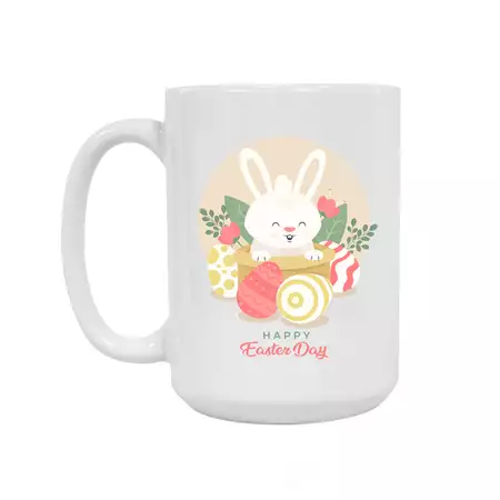 Happy Easter Day Ceramic Mug 15oz