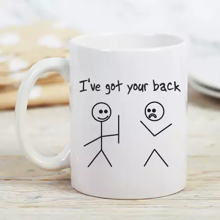 Ceramic Coffee Mug 15oz - BFF I've Got Your Back