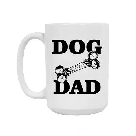 Dog Bone Dad Ceramic Mug 15oz