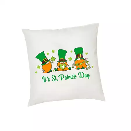 St.Patrick's Gnomes Cushion cover buy at ThingsEngraved Canada