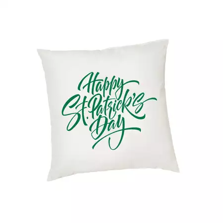 Happy St. Patrick's Day Cushion Cover buy at ThingsEngraved Canada