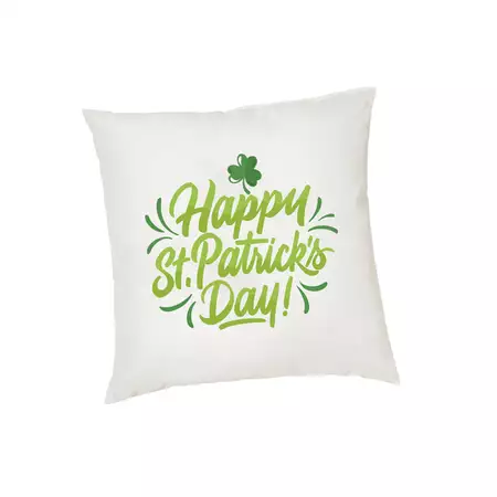 ☘️ Happy St. Patrick's Day Cushion Cover buy at ThingsEngraved Canada