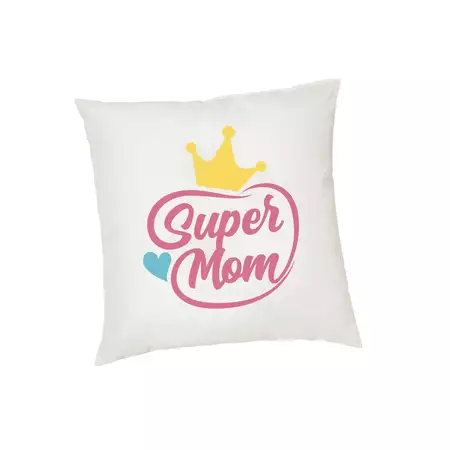 Cushion cover for the Super Mom buy at ThingsEngraved Canada