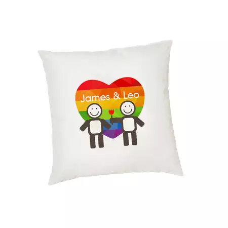 Personalized Cushion Cover - Pride Collection buy at ThingsEngraved Canada
