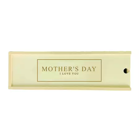 Wooden Single Wine Bottle Box Mother's Day buy at ThingsEngraved Canada