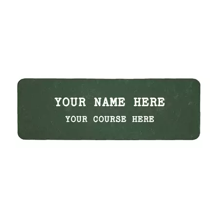 Name Tag - Chalk Board Design buy at ThingsEngraved Canada