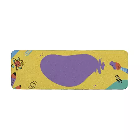 Colorful Back to School Name Tag